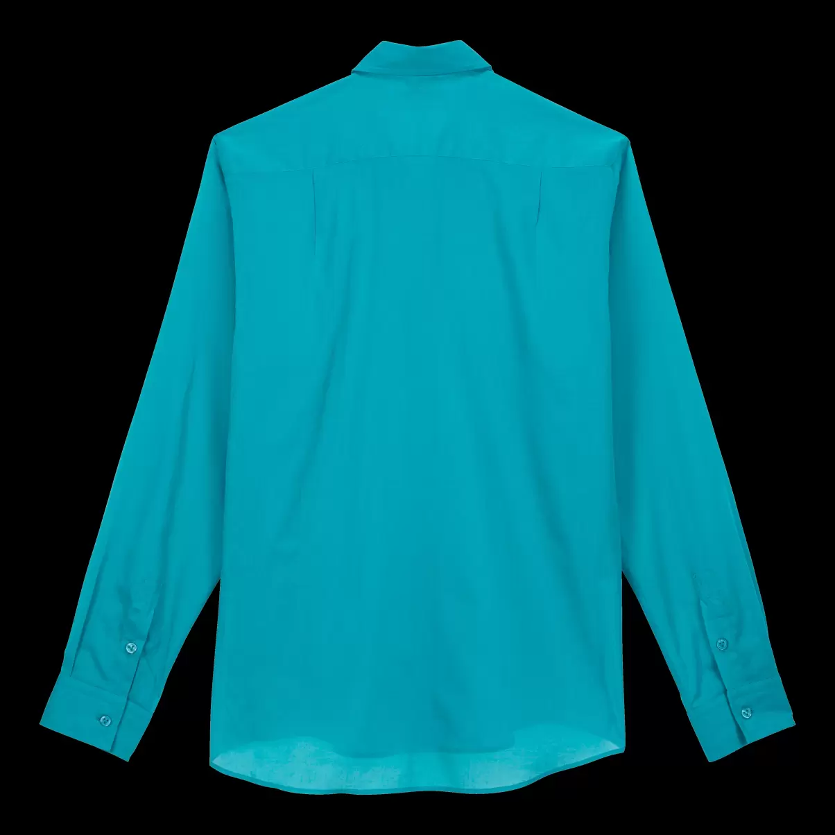 Emerald / GrÜN Herren Vilebrequin Shirts Leichtes Solid Unisex-Hemd Aus Baumwollvoile Kaufen - 4
