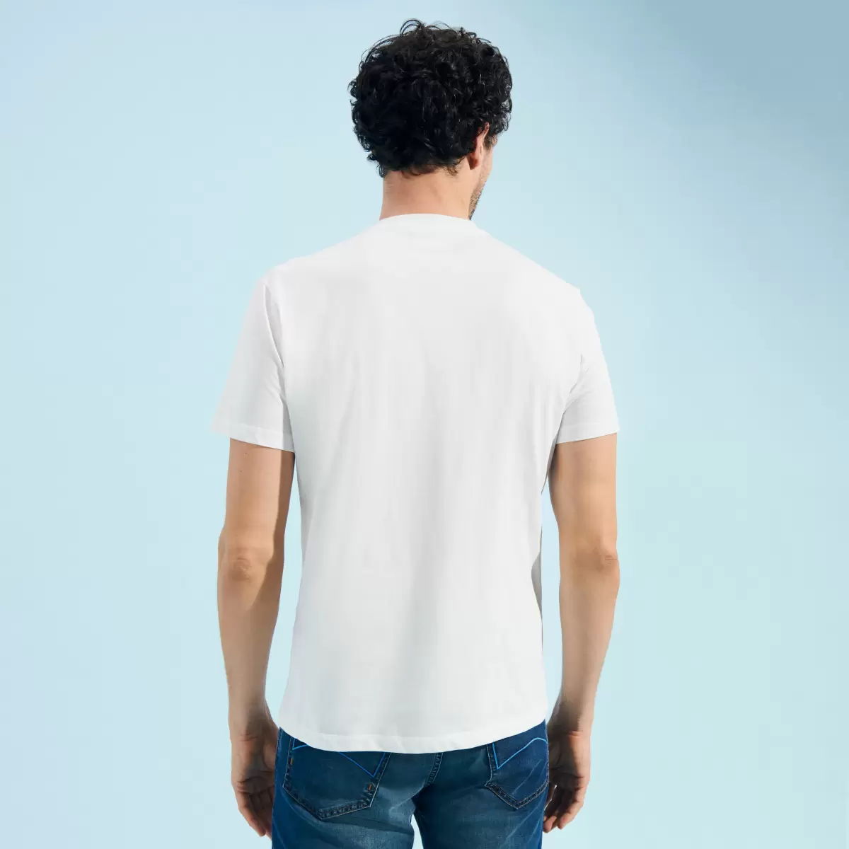 Popularität T-Shirts Off White / Weiss Herren Vilebrequin Monte Carlo T-Shirt Aus Baumwolle Für Herren - 1