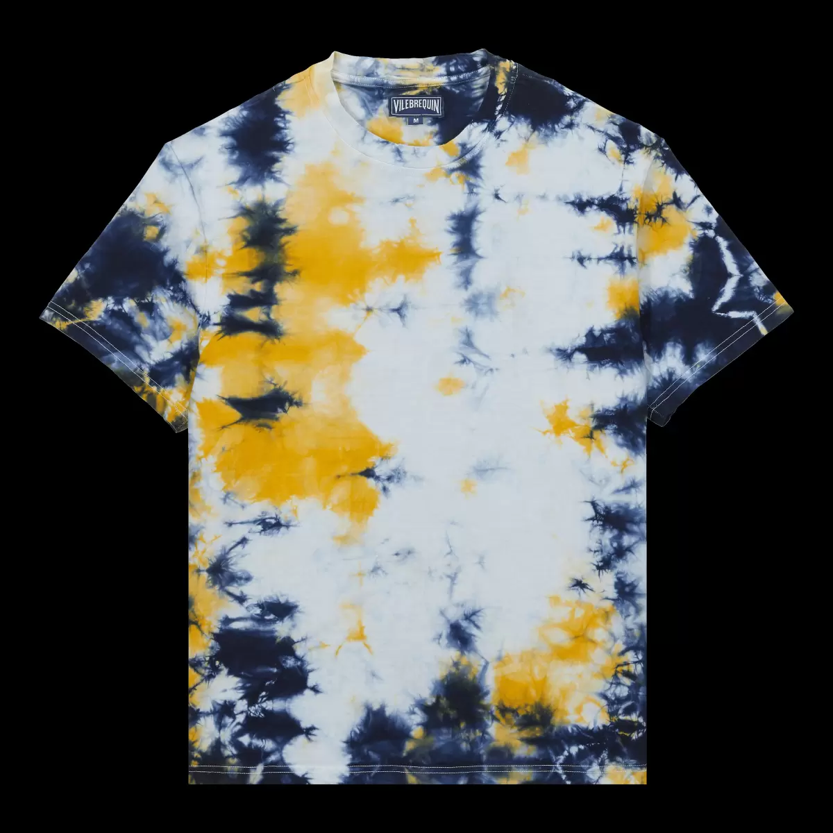 Tie & Dye T-Shirt Aus Bio-Baumwolle Für Herren T-Shirts Herren Marineblau / Blau Vilebrequin Online-Shop - 2