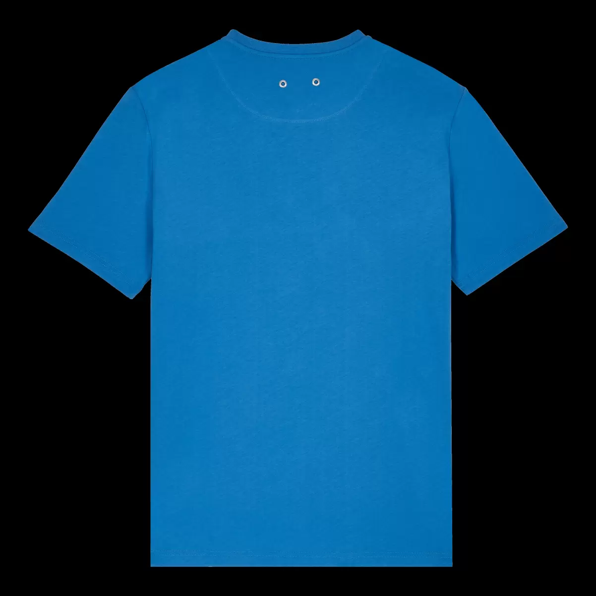 Geschäft Einfarbiges T-Shirt Aus Bio-Baumwolle Für Herren Vilebrequin Herren Earthenware / Blau T-Shirts - 3