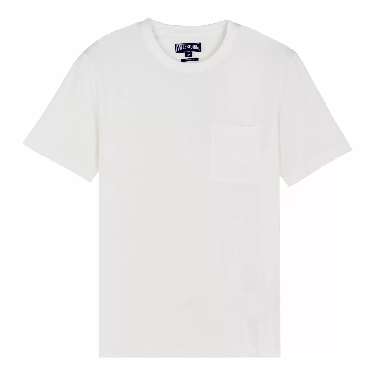 Vilebrequin Eleganz T-Shirts Herren Einfarbiges T-Shirt Aus Bio-Baumwolle Für Herren Chalk / Beige - 3