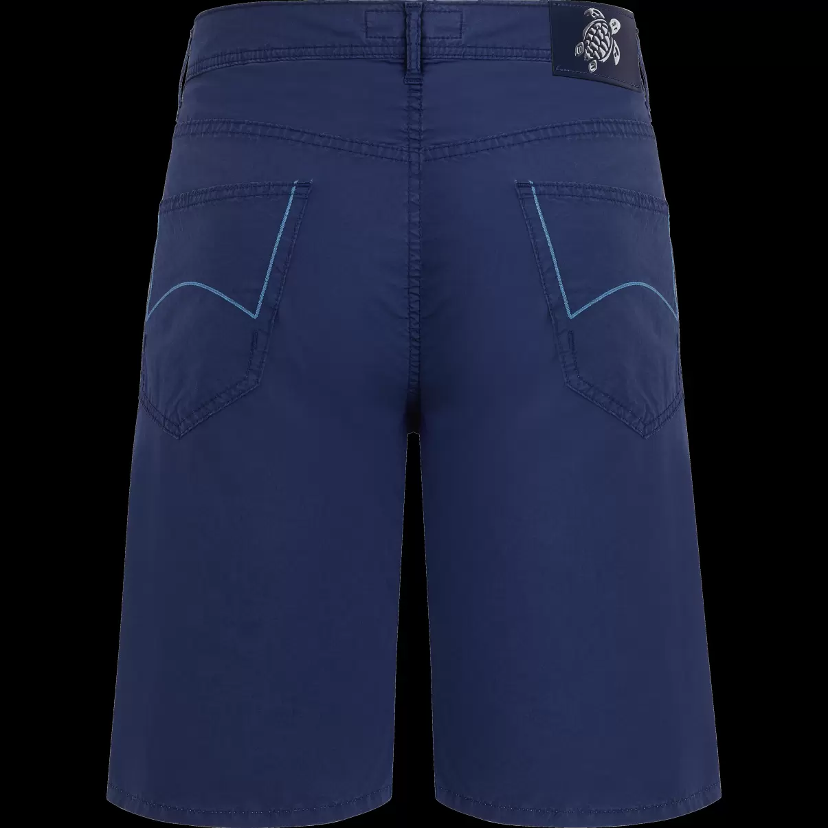 Vilebrequin Ultramarin Blau / Blau Ausfahrt Herren Shorts Solid Tencel-Bermudashorts Für Herren - 4