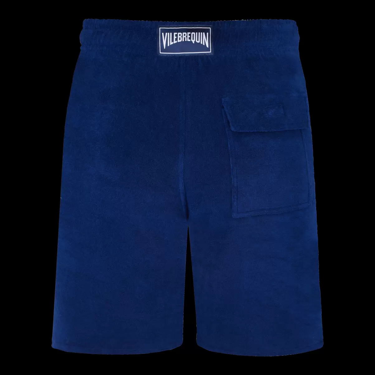 Ink / Blau Herren Shorts Lieferung Vilebrequin Solid Unisex-Bermudashorts Aus Frottee - 4
