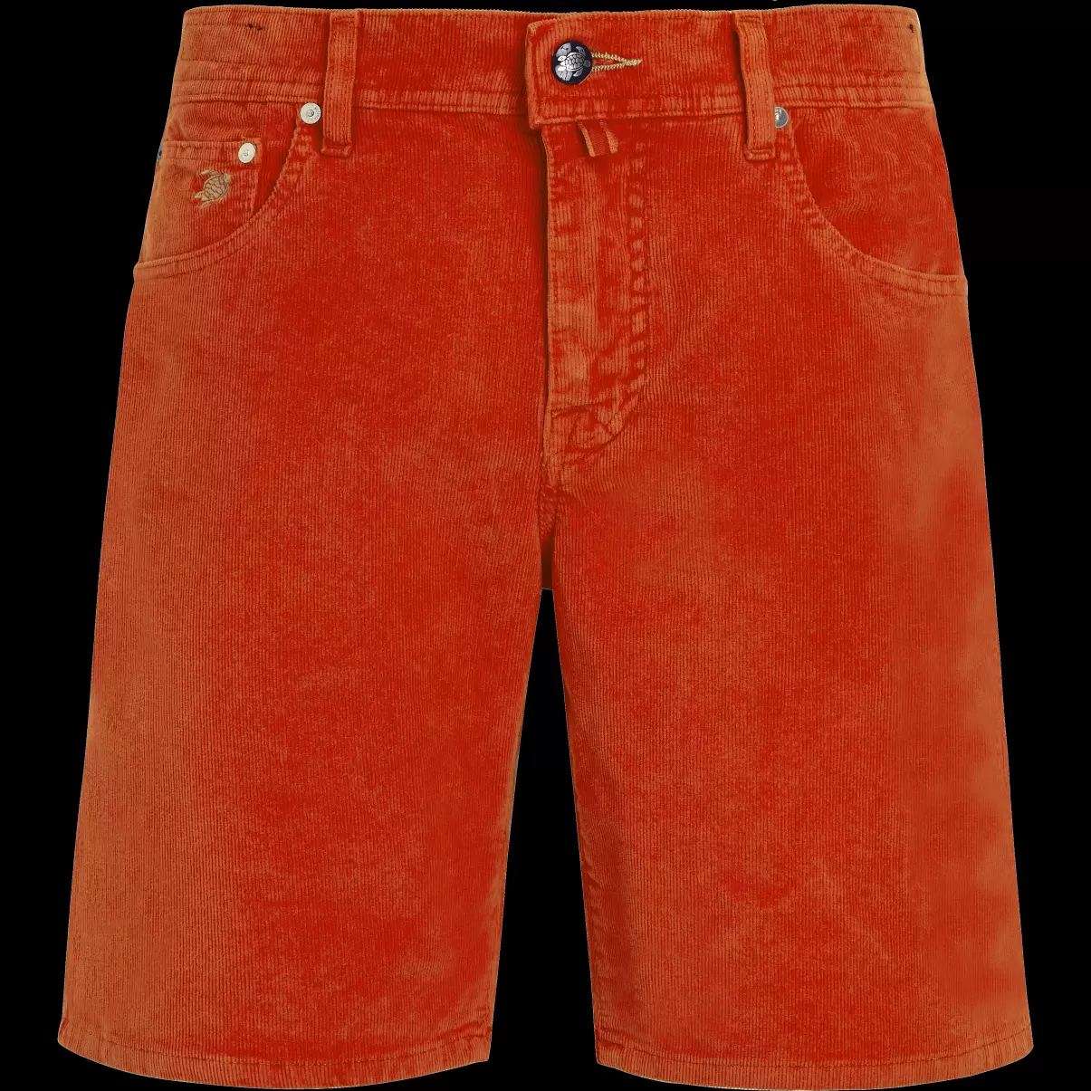 Bermudashorts Aus Cord Im 5-Taschen-Design Für Herren Tomato / Rot Rabattaktion Vilebrequin Shorts Herren - 3