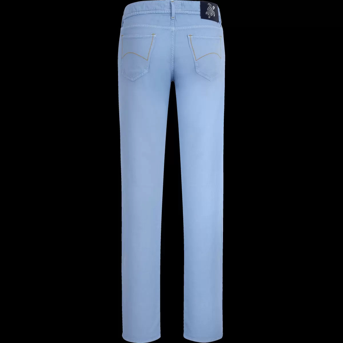 Herren Divine / Blau Hosen Vilebrequin Marketing Solid Jeans Aus Leinendrill Im Fünf-Taschen-Design Für Herren - 4