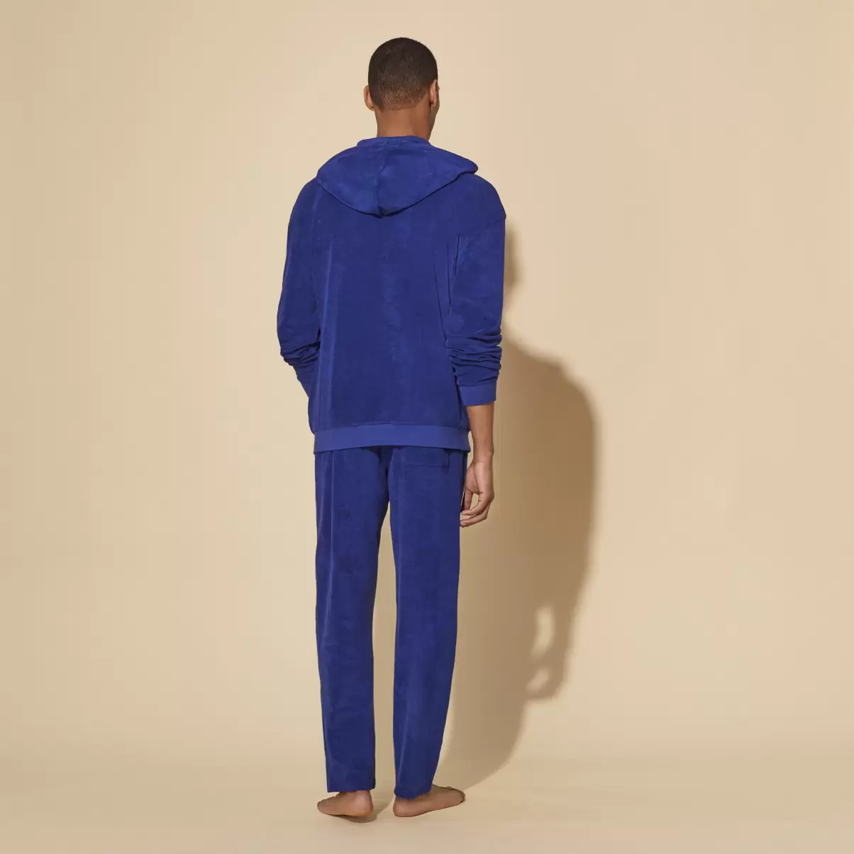 Solid Kapuzen-Sweatshirt Mit Durchgängigem Reißverschluss Aus Frottee Für Herren Pullover Ink / Blau Lieferung Herren Vilebrequin - 1