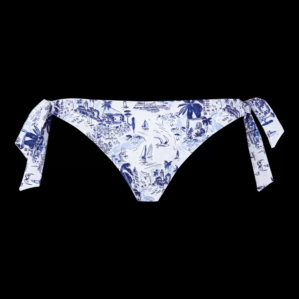 Vilebrequin Ink / Blau Bikini Damen Riviera Bikinihose Zum Seitlichen Binden Für Damen Verbraucher - 3