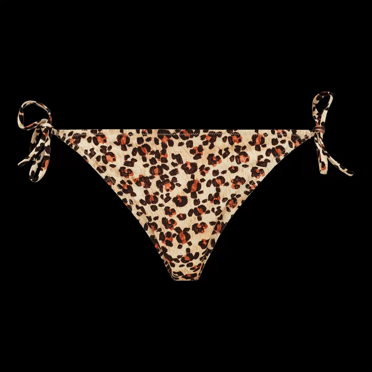Damen Straw / Gelb Qualität Vilebrequin Bikini Turtles Leopard Bikinihöschen Zum Binden Für Damen - 3