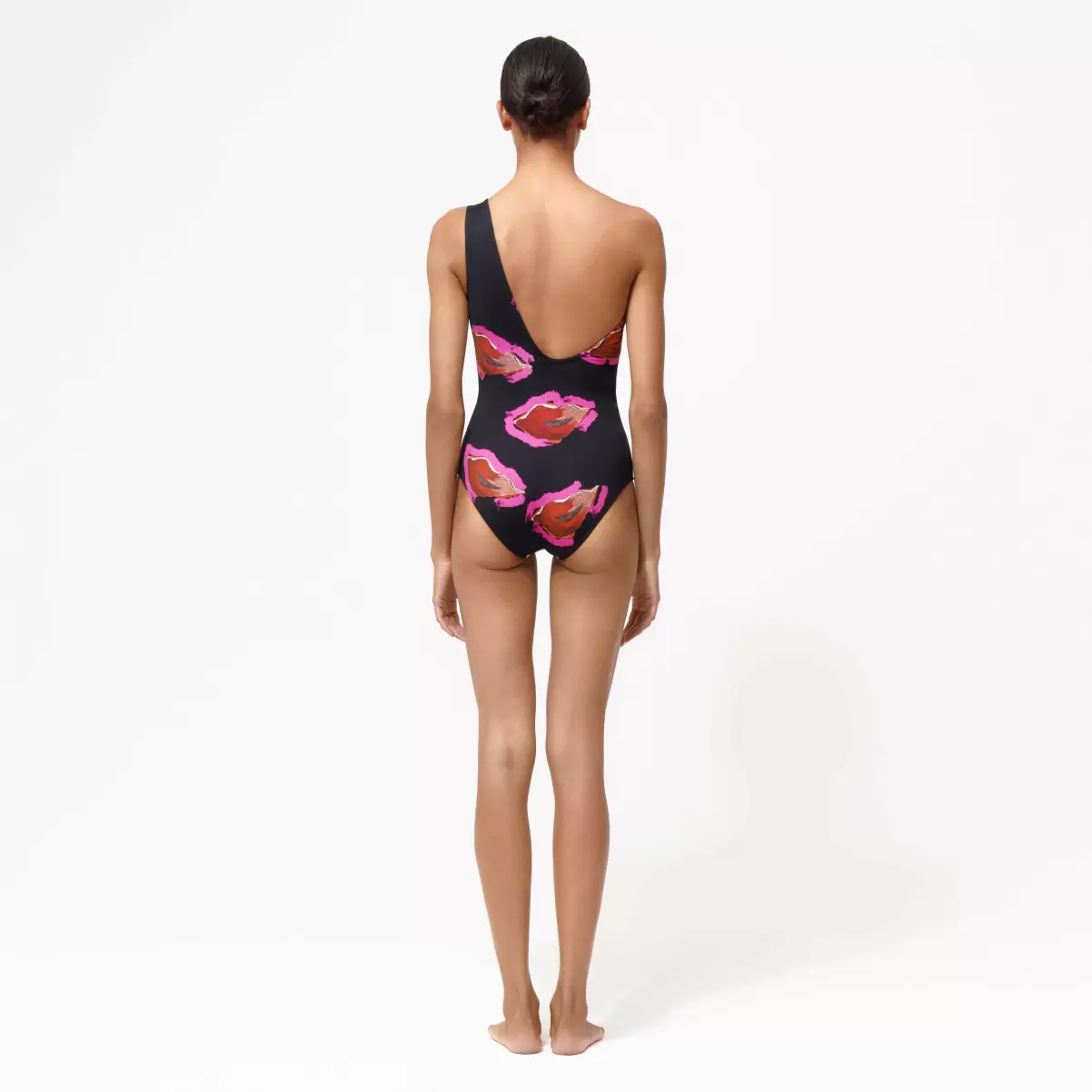 Treuerabatt Einteiler Passion Asymmetrischer Badeanzug Für Damen - Vilebrequin X Deux Femmes Noires Damen Schwarz / Schwarz - 1