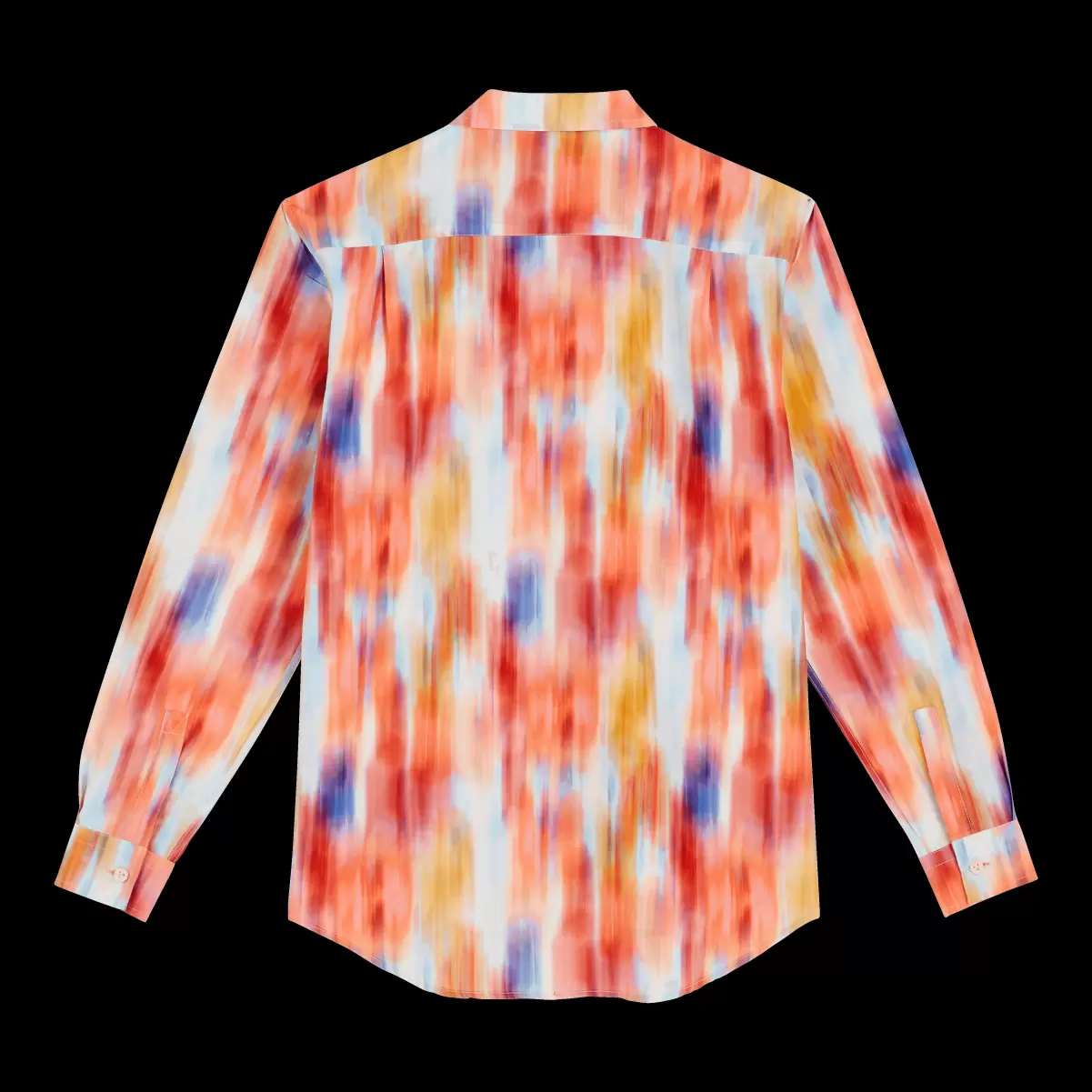 Vilebrequin Multicolor / Multi Hemden Damen Technologie Women Cotton And Silk Shirt Ikat Flowers - 4