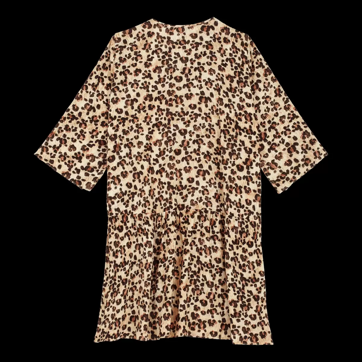 Vilebrequin Kurzes Turtles Leopard Kleid Für Damen Straw / Gelb Damen Material Kleider - 4