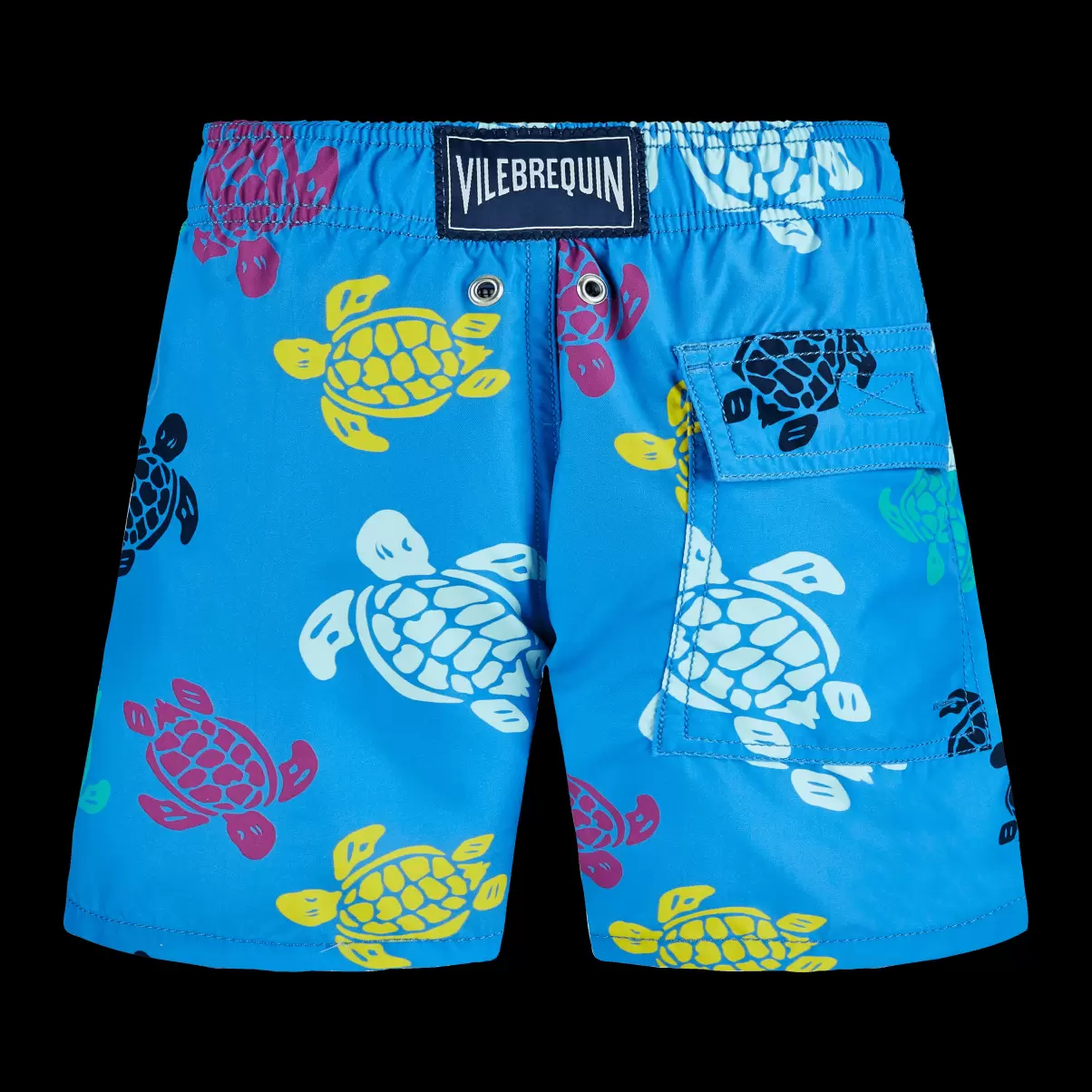 Online-Shop Earthenware / Blau Jungen Vilebrequin Boys Swim Shorts Ronde Des Tortues Multicolore Der Klassische - 2