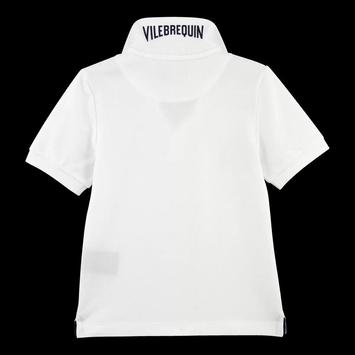 Weiss / Weiss Verbraucher Solid Polohemd Aus Baumwollpikee Mit Changierendem Effekt Für Jungen Polohemden Vilebrequin Jungen - 1