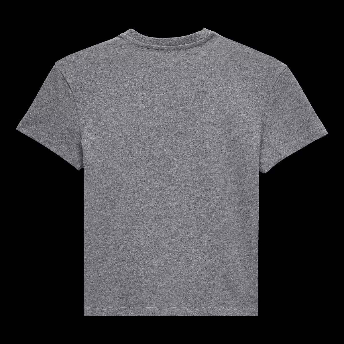 T-Shirts Heather Anthracite / Weiss Jungen Exportieren Vilebrequin T-Shirt Mit Beflocktem Logo Für Jungen - 3