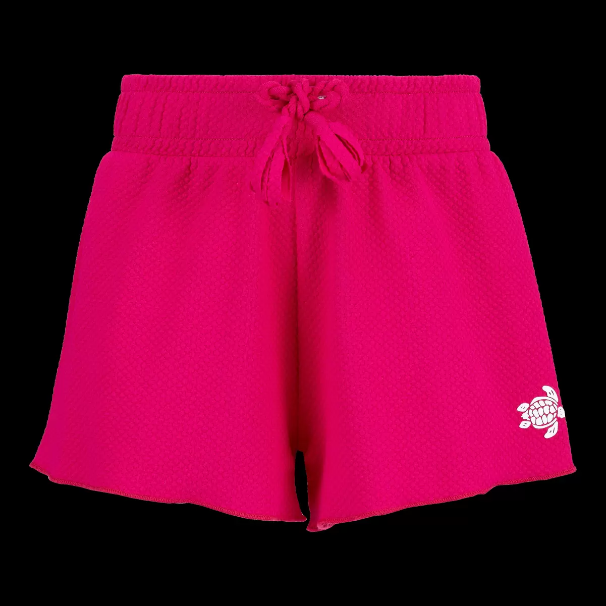 Preisvorteil Mädchen Shorties Vilebrequin Strukturierte Solid Shorts Für Kinder Fucsia Rot / Rosa