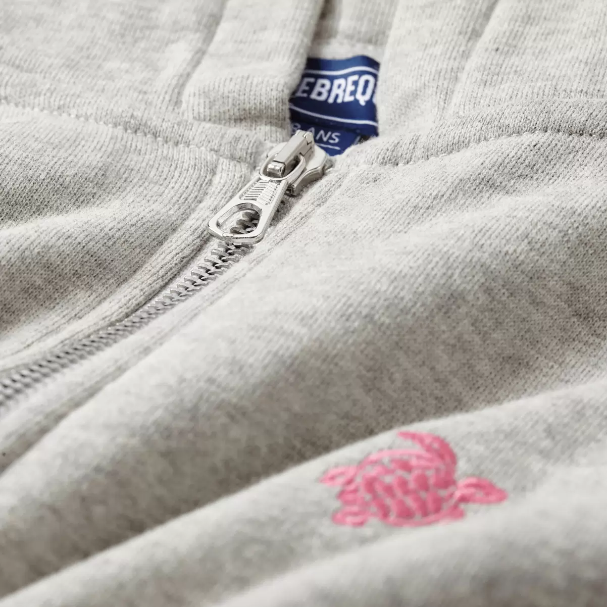 Vilebrequin Sweatshirts Mädchen Sonderrabatt Ikat Kapuzenjacke Für Mädchen Mit Schildkröten-Print Graumeliert / Grau - 4