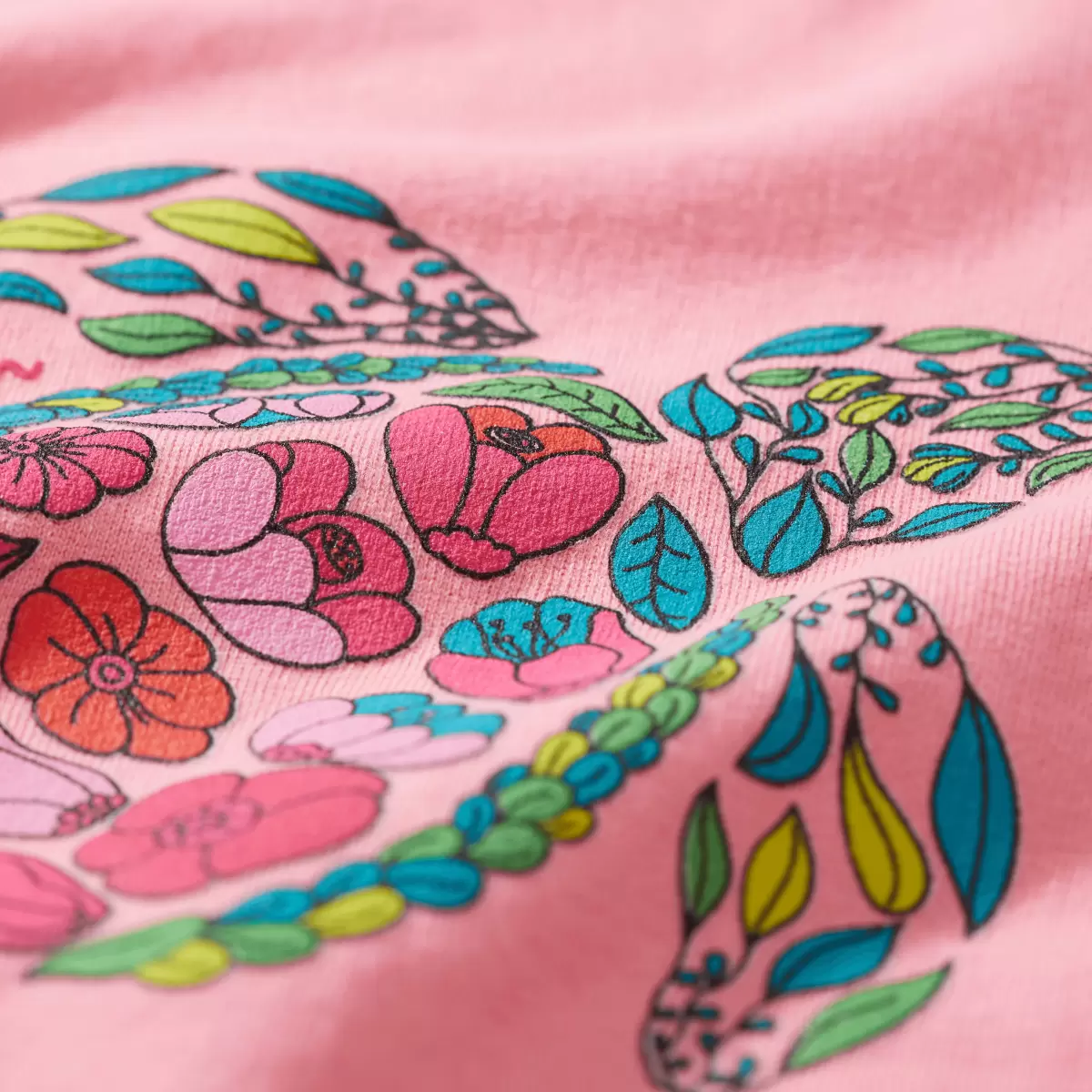 Vilebrequin Provencal Turtle Sweatshirt Mit Rundhalsausschnitt Für Mädchen Kosten Bonbon / Rosa Mädchen Sweatshirts - 1