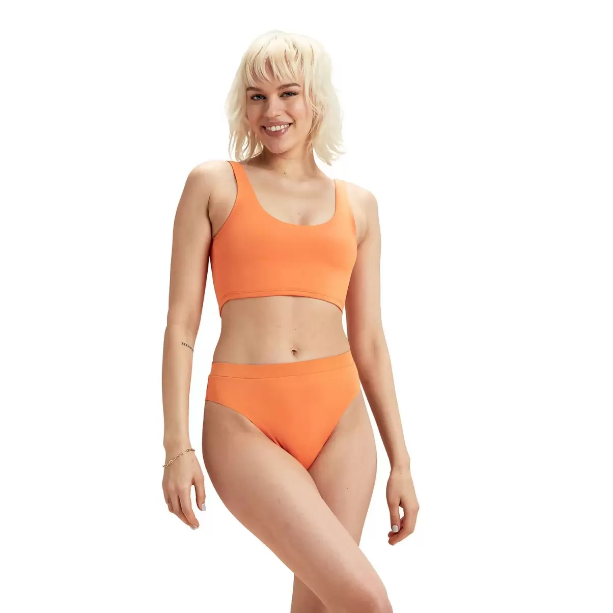 Damen Bikinis & Tankinis Flu3Nte Bikinihose, Orange Speedo