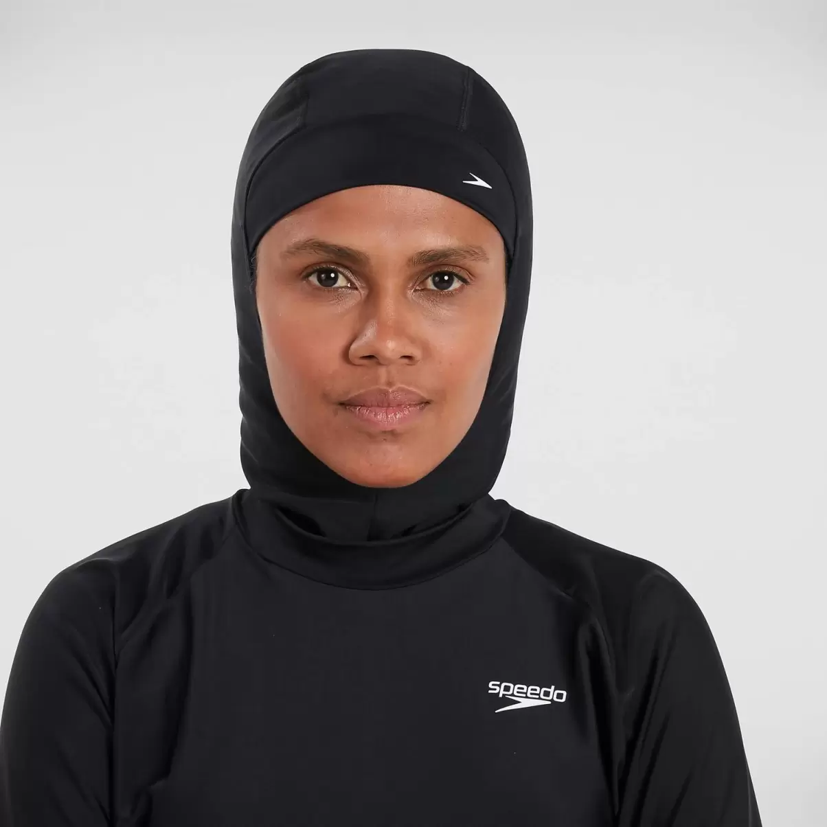 Speedo Bescheidene Bademode Damen Hijab Schwarz Damen - 4