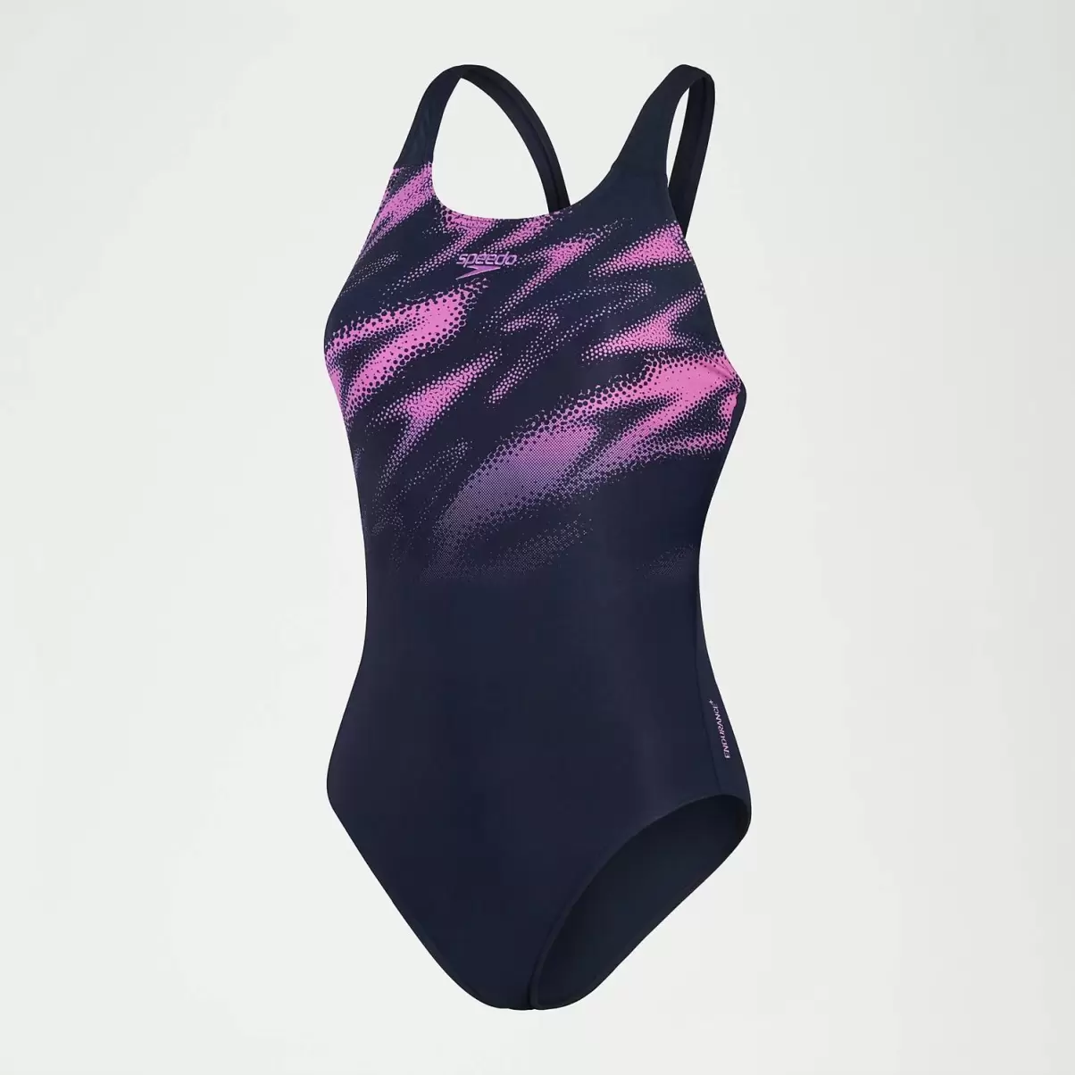 Hyperboom Placement Muscleback-Badeanzug Für Damen Marineblau/Violett Speedo Damen Badeanzüge - 3
