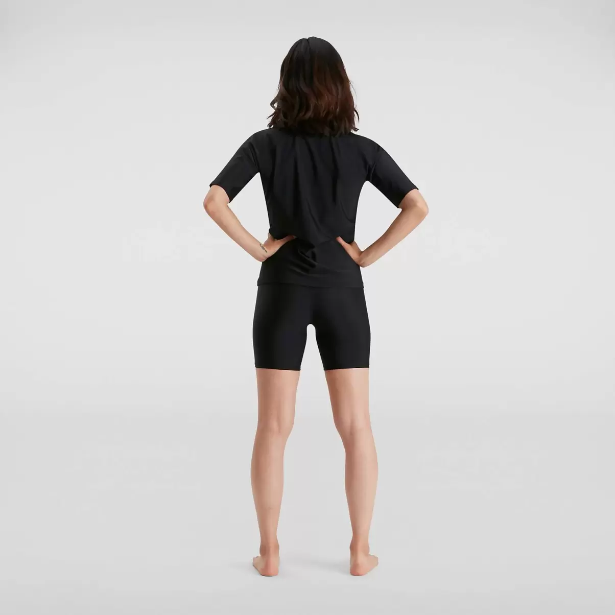 Damen Essential Shorts In Schwarz Badeanzüge Speedo Damen