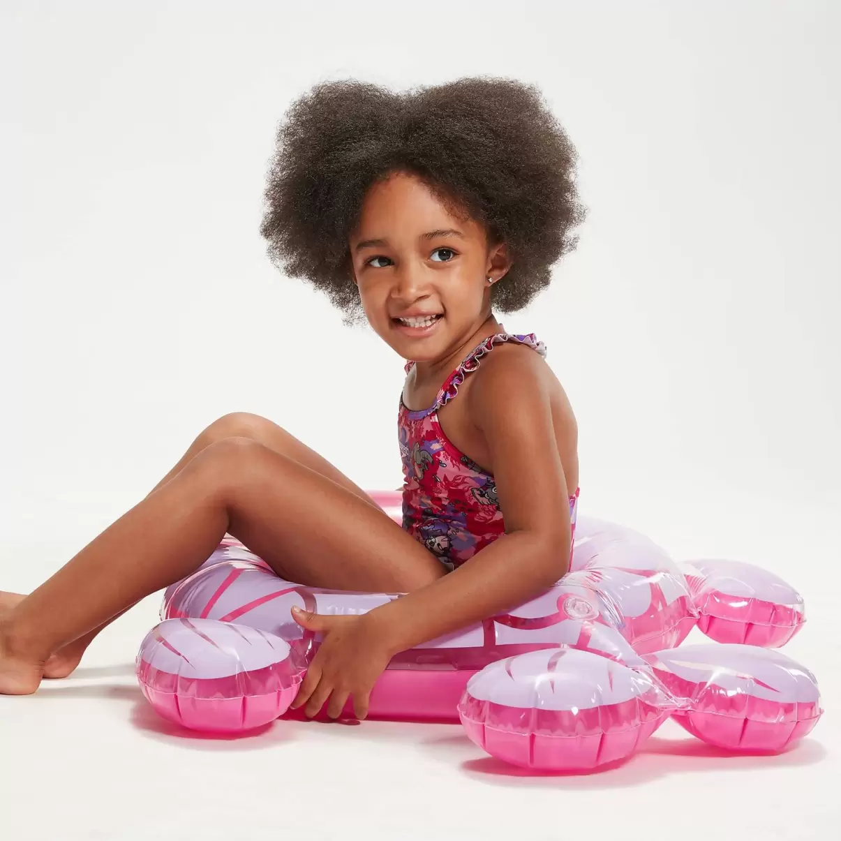 Schwimmlern-Rüschen-Badeanzug Mit Dünnen Trägern Für Mädchen Im Kleinkindalter Pink Speedo Mädchen Bademode Kinder - 2