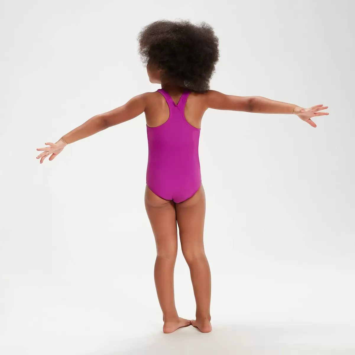 Kinder Bedruckter Badeanzug Für Mädchen Im Kleinkindalter Violett Mädchen Bademode Speedo - 1