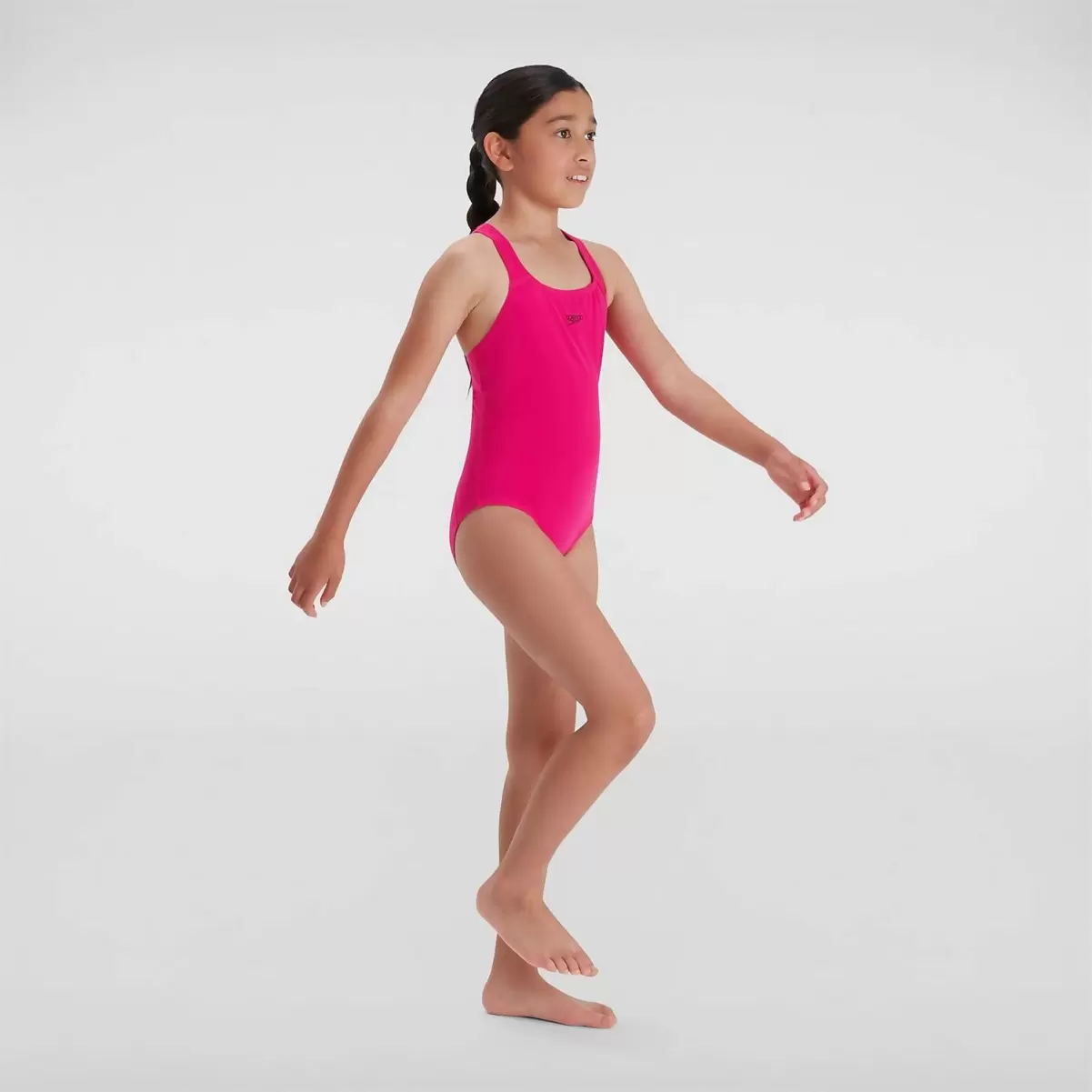 Kinder Mädchen Eco Endurance+ Medalist Badeanzug Pink Mädchen Bademode Speedo - 1