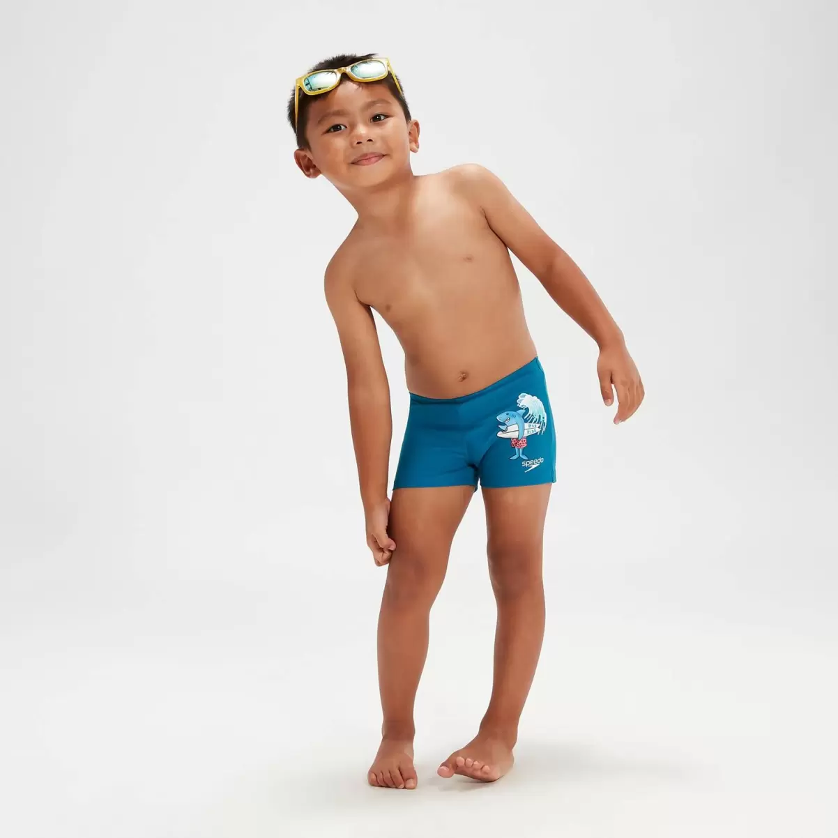Schwimmlern-Aquashorts Für Jungen Im Kleinkindalter Blau Jungs Bademode Kinder Speedo - 2