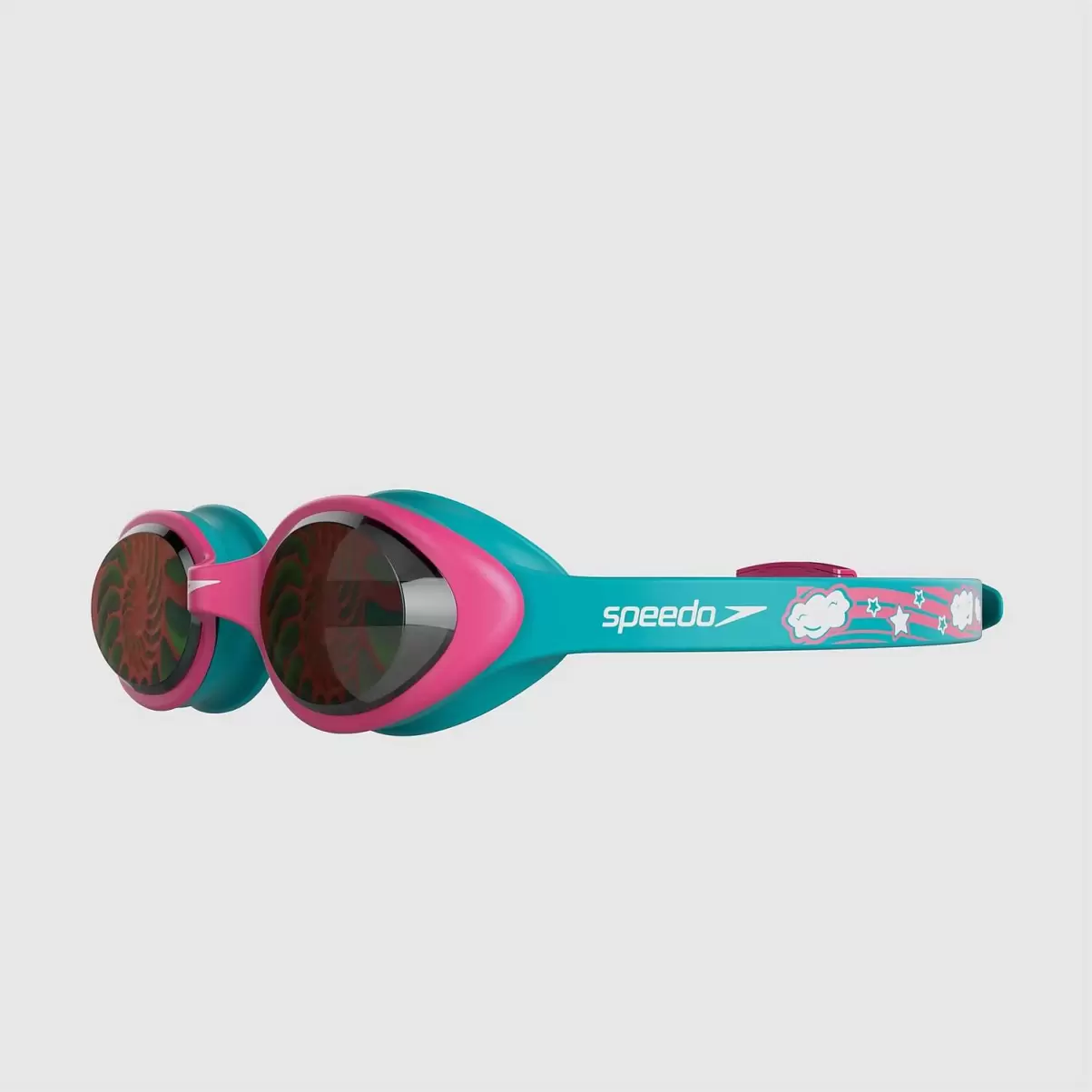 Kinder Junior Illusion Schwimmbrille Blau/Pink Kinder Brillen Speedo
