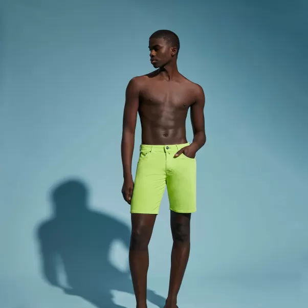 Apple / GrÜN Vilebrequin Herren Bermudashorts Aus Cord Im 5-Taschen-Design Für Herren Kundendienst Shorts