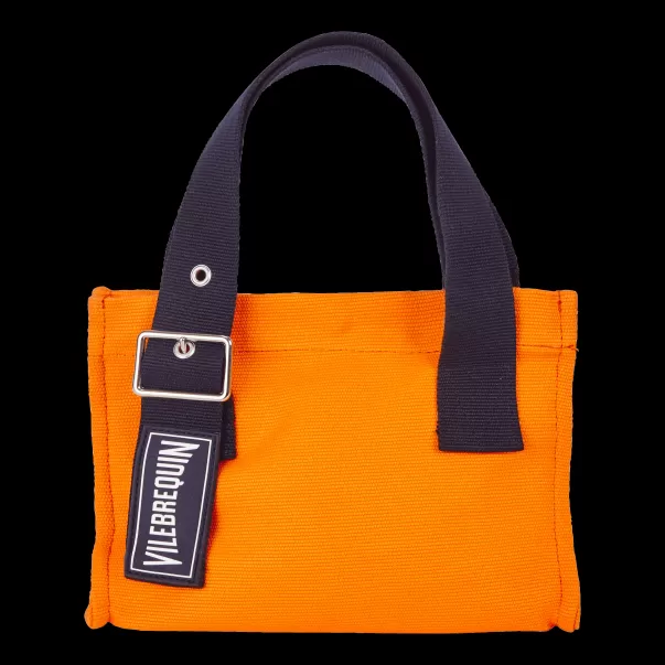 Herren Technologie Karotte / Orange Vilebrequin Solid Mini-Strandtasche Strandtaschen