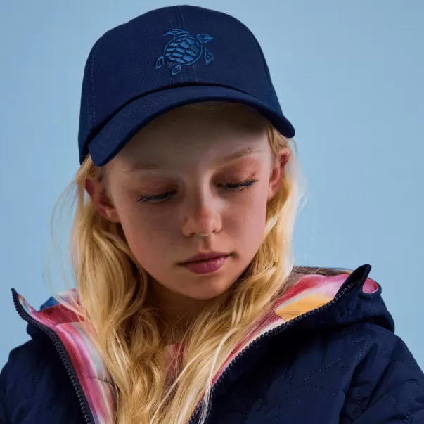 Strandmützen & Schals Damen Vilebrequin Schnäppchen Marineblau / Blau Solid Kappe Für Kinder