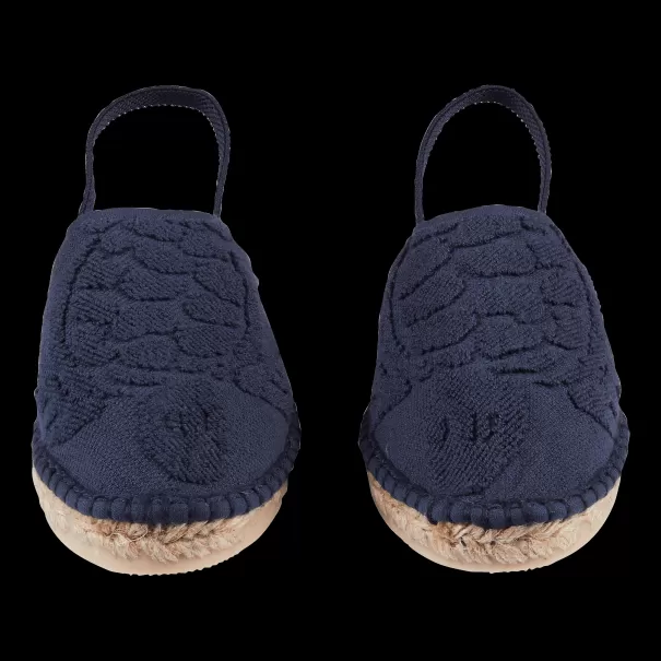 Jungen Markenpositionierung Schuhe Frottee-Espadrilles Für Kinder – Vbq X Pare Gabia Marineblau / Blau Vilebrequin