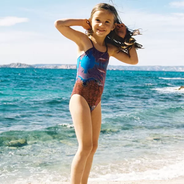 Mädchen Badeanzug Red Gorgonians Badeanzug Für Mädchen – Vilebrequin X 1Ocean Multicolor / Multi Preisanpassung