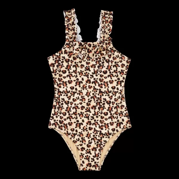 Turtles Leopard Badeanzug Für Mädchen Das Günstigste Mädchen Straw / Gelb Vilebrequin Badeanzug