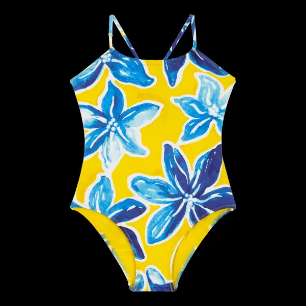 Sonne / Gelb Raiatea Badeanzug Für Mädchen Badeanzug Vilebrequin Befehl Mädchen