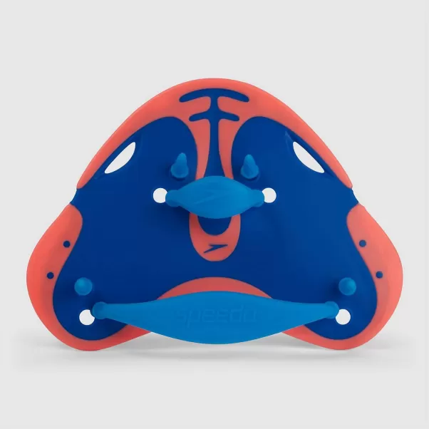 Speedo Damen Fingerpaddel Blau/Orange Für Erwachsene Schwimm Accessoires