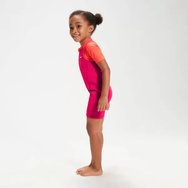 Mädchen Bademode Speedo Kinder Schwimmlern-Neoprenanzug Für Mädchen Im Kleinkindalter Pink